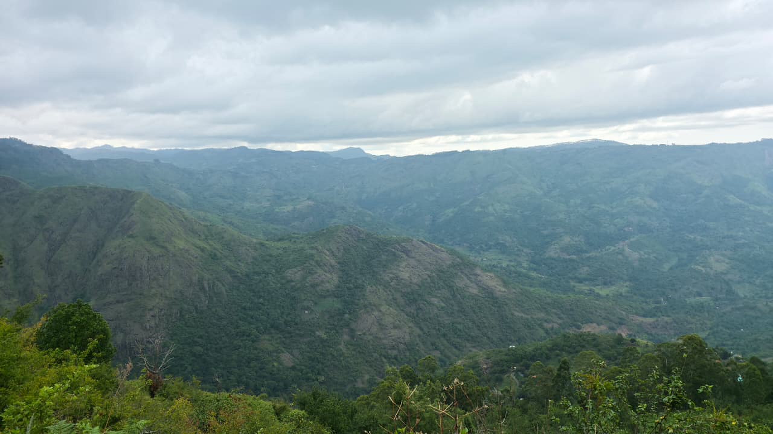 Actual western mountain outlook from the project land